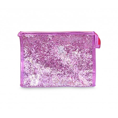 Pochette SHINE pailleté - Voyage fermeture éclair étanche - Trousse maquillage