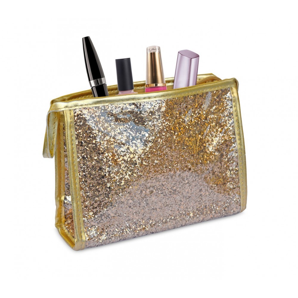 Pochette SHINE pailleté - Voyage fermeture...