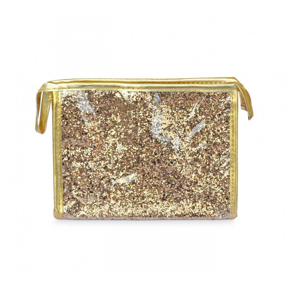 Pochette SHINE pailleté - Voyage fermeture...