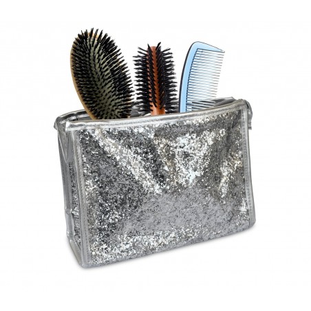 Pochette SHINE pailleté - Voyage fermeture éclair étanche - Trousse maquillage