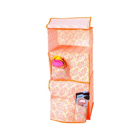 748225 Organisateur de vêtements à suspendre 3 tablettes 68 x 30 x 30cm