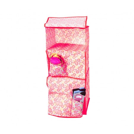748225 Organisateur de vêtements à suspendre 3 tablettes 68 x 30 x 30cm