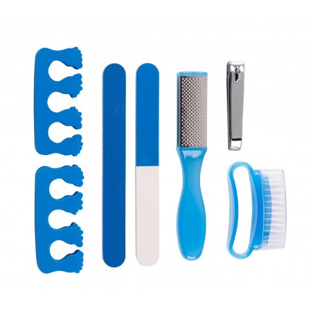 48764 Ensemble 7 pièces de pédicure et manucure professionnelle KIT VANITY LUX