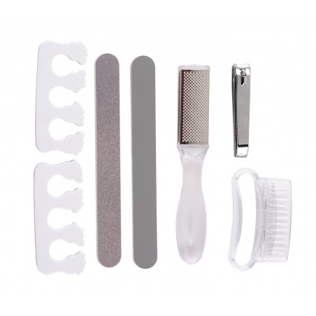 48764 Ensemble 7 pièces de pédicure et manucure professionnelle KIT VANITY LUX