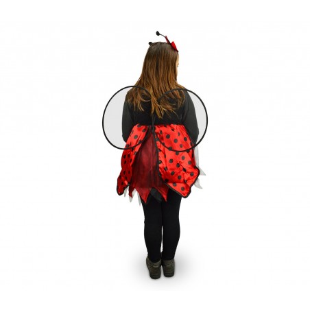 619427 Costume de Carnaval déguisement de Coccinelle pour fille de 3 à 12 ans