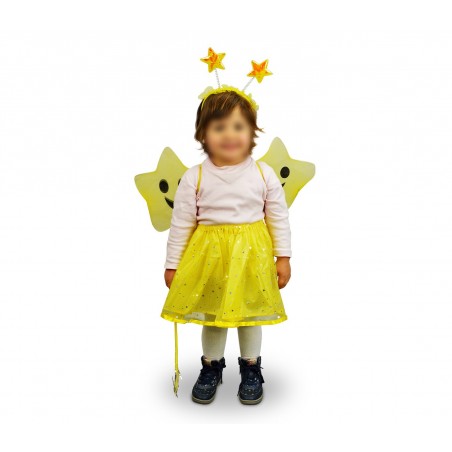 620256 Déguisement de Fée avec Ailes et Fleurs pour fille de 3 à 5 ans