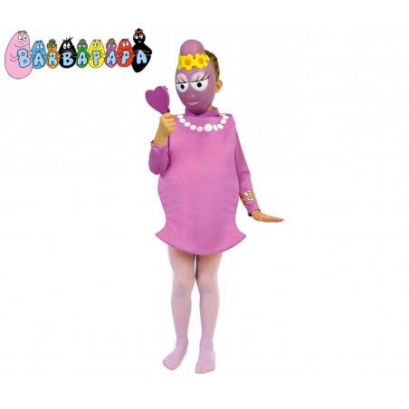 197734 Costume de Carnaval déguisement de Barbabella pour enfant de 2 à 7 ans