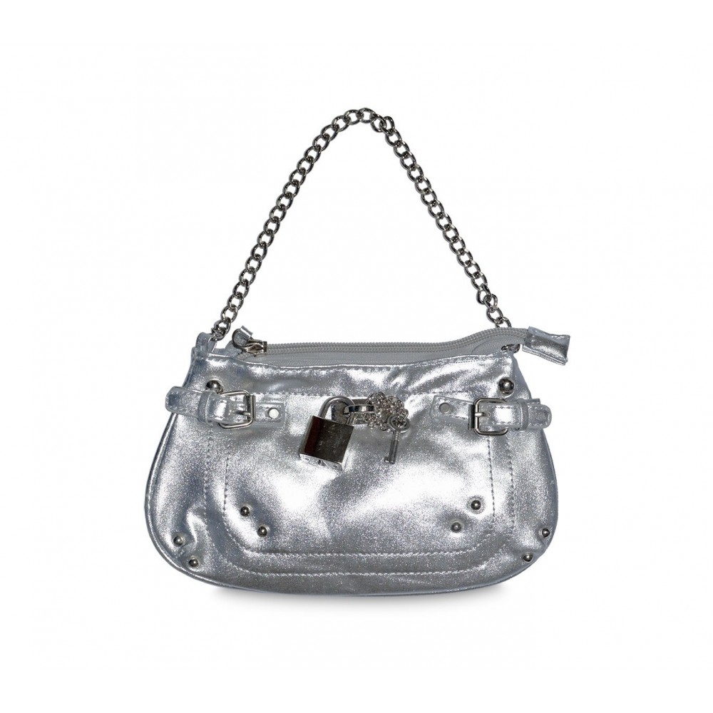 Sac à main - Pochette - en faux cuir laminé...