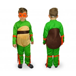 538124 Costume de Carnaval de Tortue Guerrière pour enfant de 3 à 12 ans