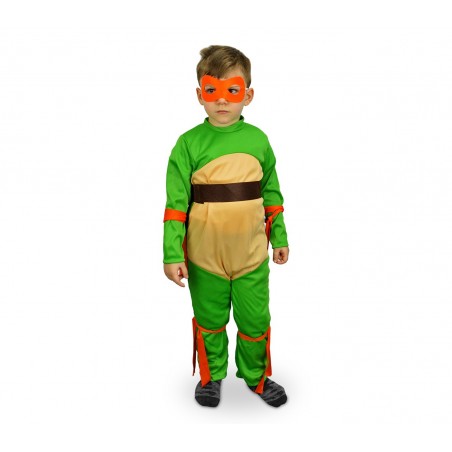 538124 Costume de Carnaval de Tortue Guerrière pour enfant de 3 à 12 ans