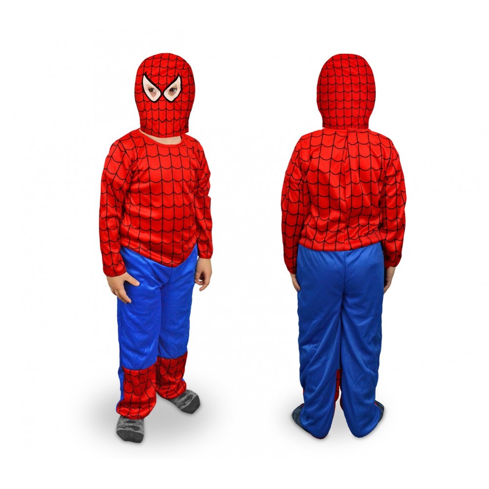 538100 Costume de Carnaval de Super Héros Araignée pour enfant de 3 à 12 ans
