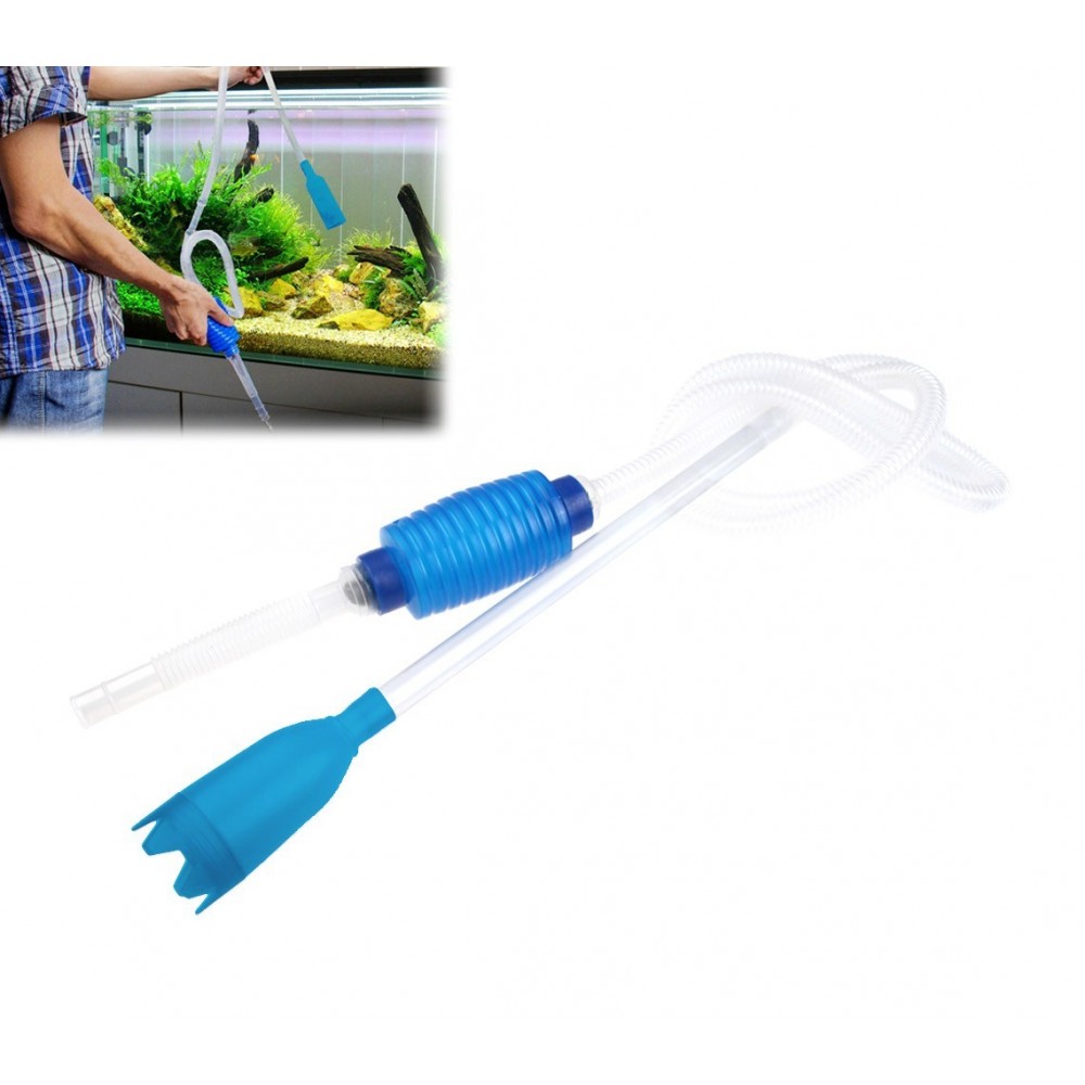 Pompe à vide manuelle pour un aquarium propre