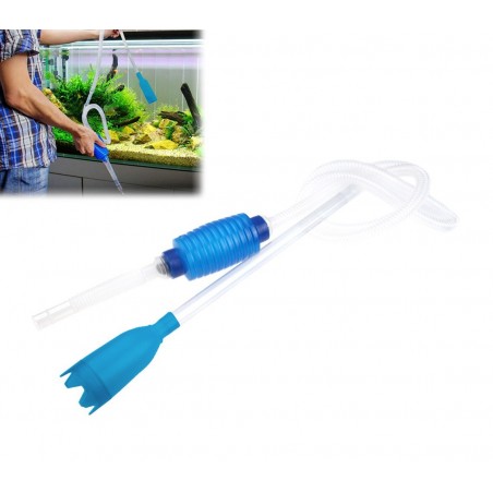 Pompe à vide manuelle pour un aquarium propre