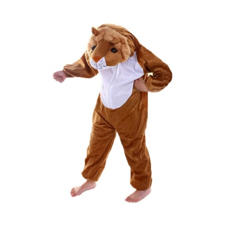 227691 Costume de Carnaval combinaison à zip Bébé Lion pour enfant de 1 à 4 ans