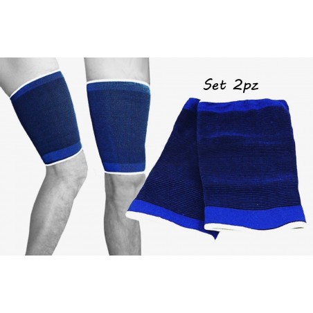 X2 Banda para el muslo para el dolor / lesión AZUL