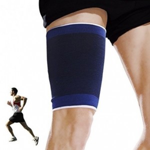 Bande cuisse x2 pour douleur / blessures - bleu