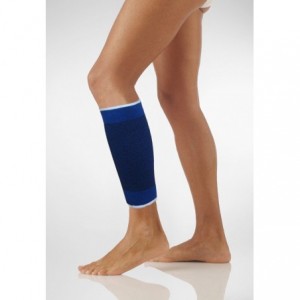 Bande tibia x2 pour douleur / blessures - bleu