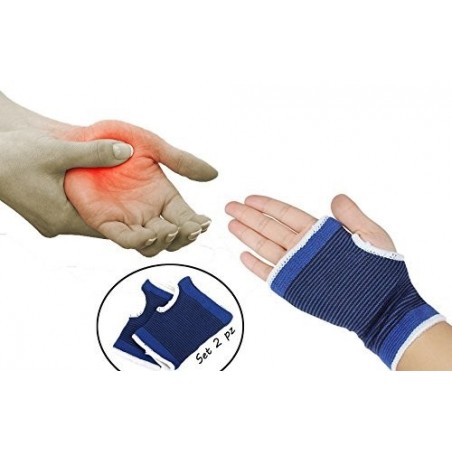 X2 Muñequera para el dolor / lesión AZUL