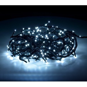 498923 Mini-lumières de Noël blanches 180 LED 8 jeux de... 2