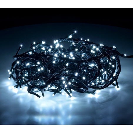 499616 Mini-lumières de Noël blanches 240 LED 8 jeux de lumières 11,56 m