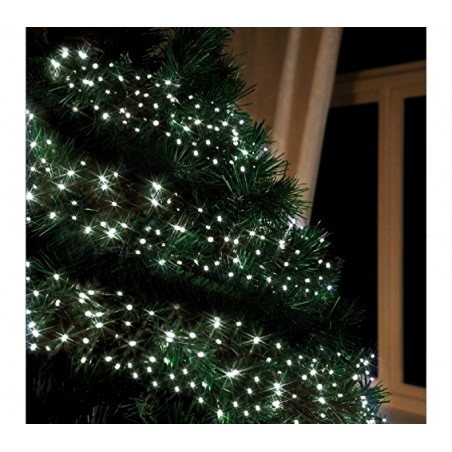 499616 Mini-lumières de Noël blanches 240 LED 8 jeux de lumières 11,56 m