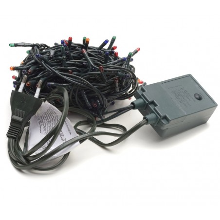 013492 Mini-lumières de Noël MULTICOLORES 180 ampoules 8 jeux de lumière 9,16 m