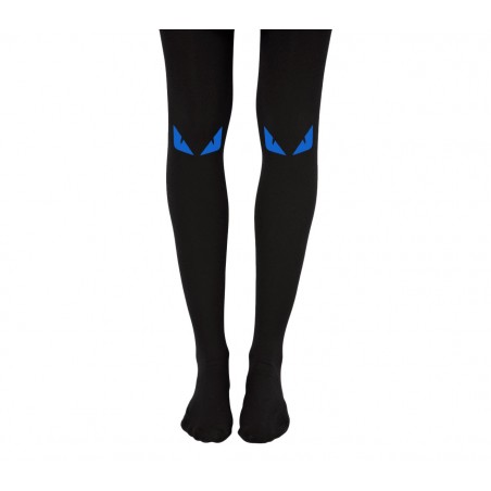 F8750 Set de 4 paires de collants 80 DEN noirs taille unique