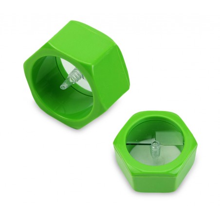 320068 Taille courgettes et légumes en spirale - forme d'écrou (Jaune)