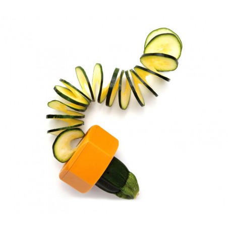 320068 Taille courgettes et légumes en spirale - forme d'écrou (Jaune)