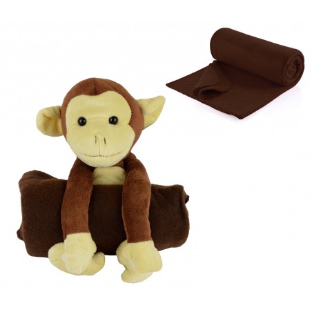 184615 Set peluche -couverture Dollysimi 100 X 75 cm Doux (Grenouille)