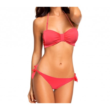 XS5077 Maillot bikini bandeau mod. Bonny avec un nœud vintage by MWS AHEAD