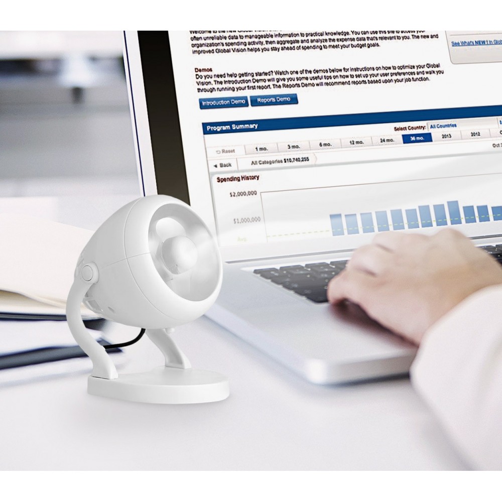 54735 mini ventilateur de table portable...