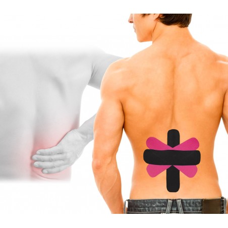 626671 -Set de 8 patches kinésiologie pour le dos et lumbago