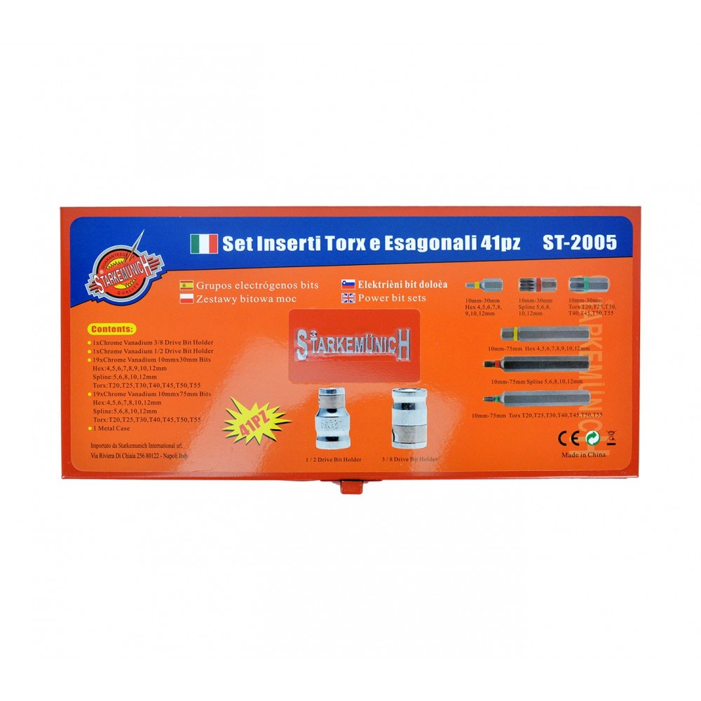 ST-2005 - Set d'embouts de vissage avec 41 pcs...