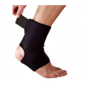 Bande de support cheville néoprène avec noir 2