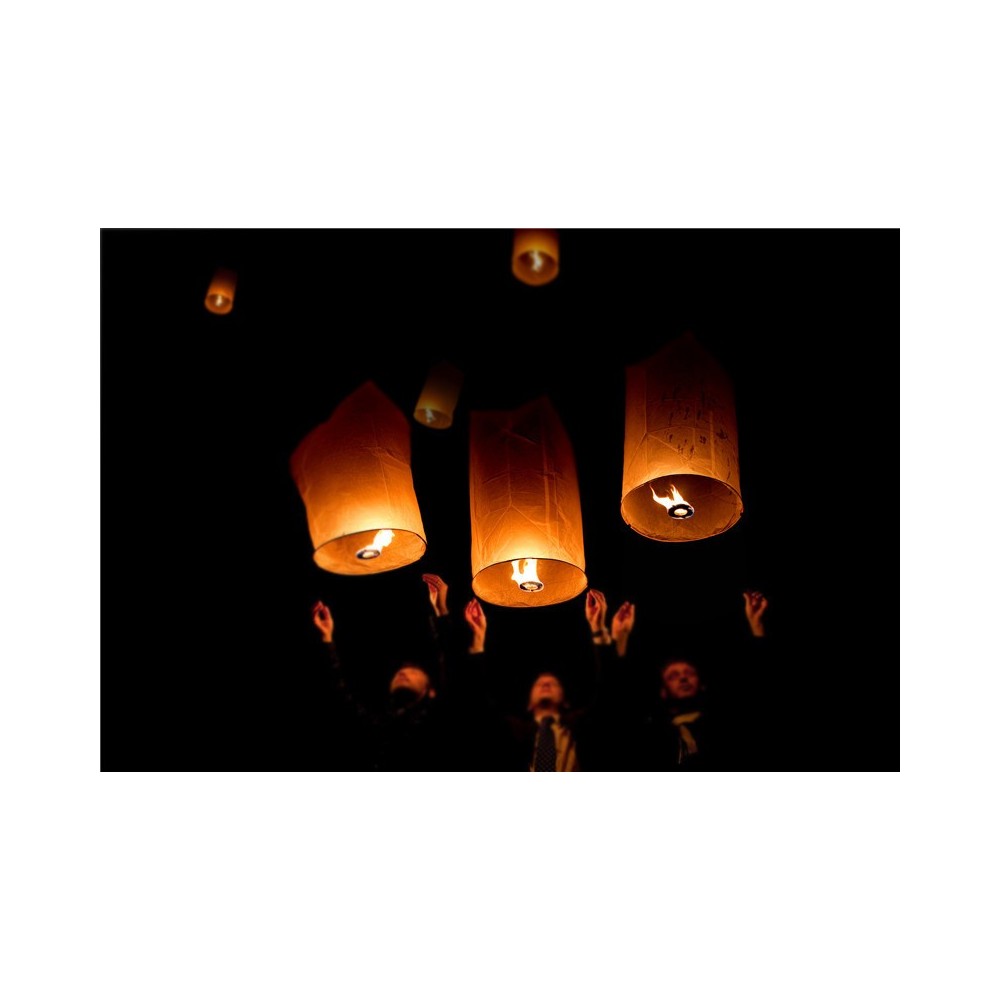 747006 -Pack de 5 lanternes de ciel...