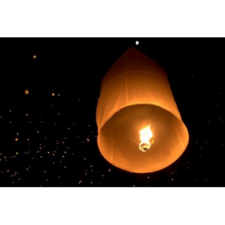 747006 -Pack de 5 lanternes de ciel rectangulaires appropriées pour le plein air