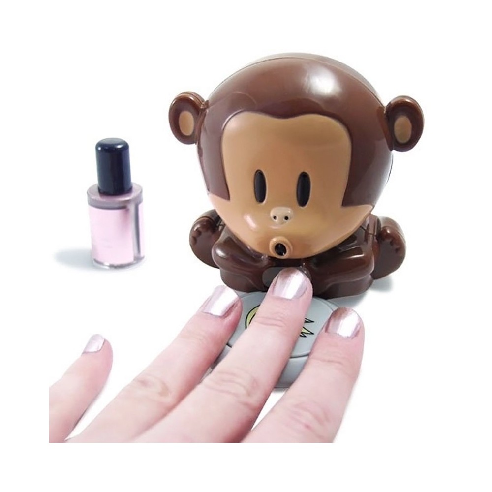 763189 - Nail Dryer - Séche vernis ongle - Forme de SINGE