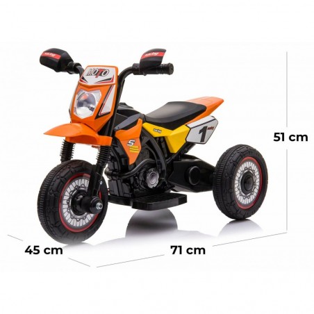 LT903 Mini moto électrique pour enfants Poket monoplace 6V à trois roues