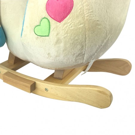 375644 CIGIOKI Rock my Baby Cheval à bascule POLO PONY en peluche musique