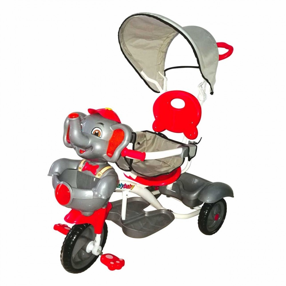 GVC-520 ELEPHANT tricycle à pousser enfant avec...