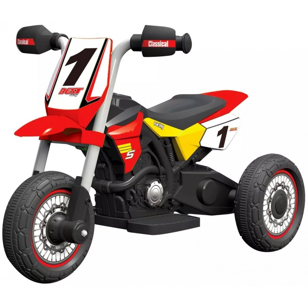 GVC-5478 MOTO ENDURO 3 roues 6V pour enfants avec phares et sons