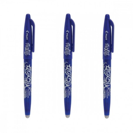 Paquet de 12 stylos Pilot Frixion Clicker 07 effaçable et rechargeable
