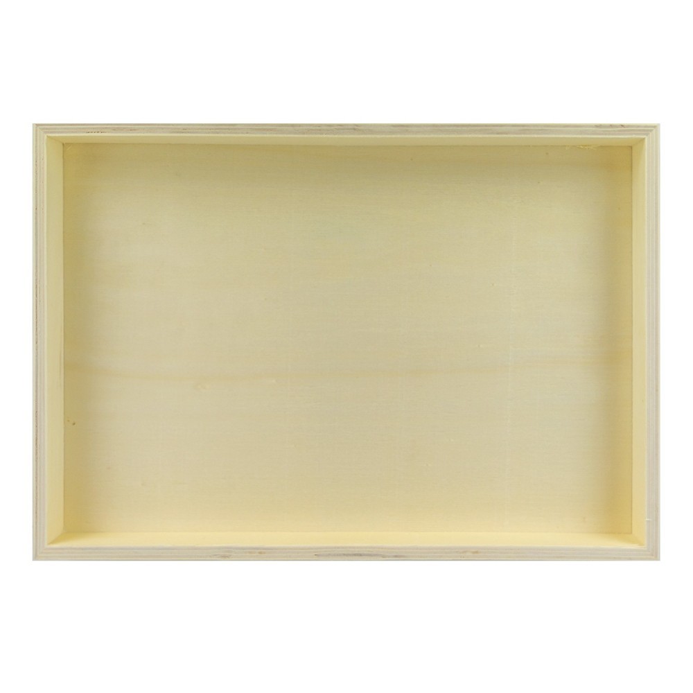 Lot de 3 boîtes CuoriFoglio en bois clair...