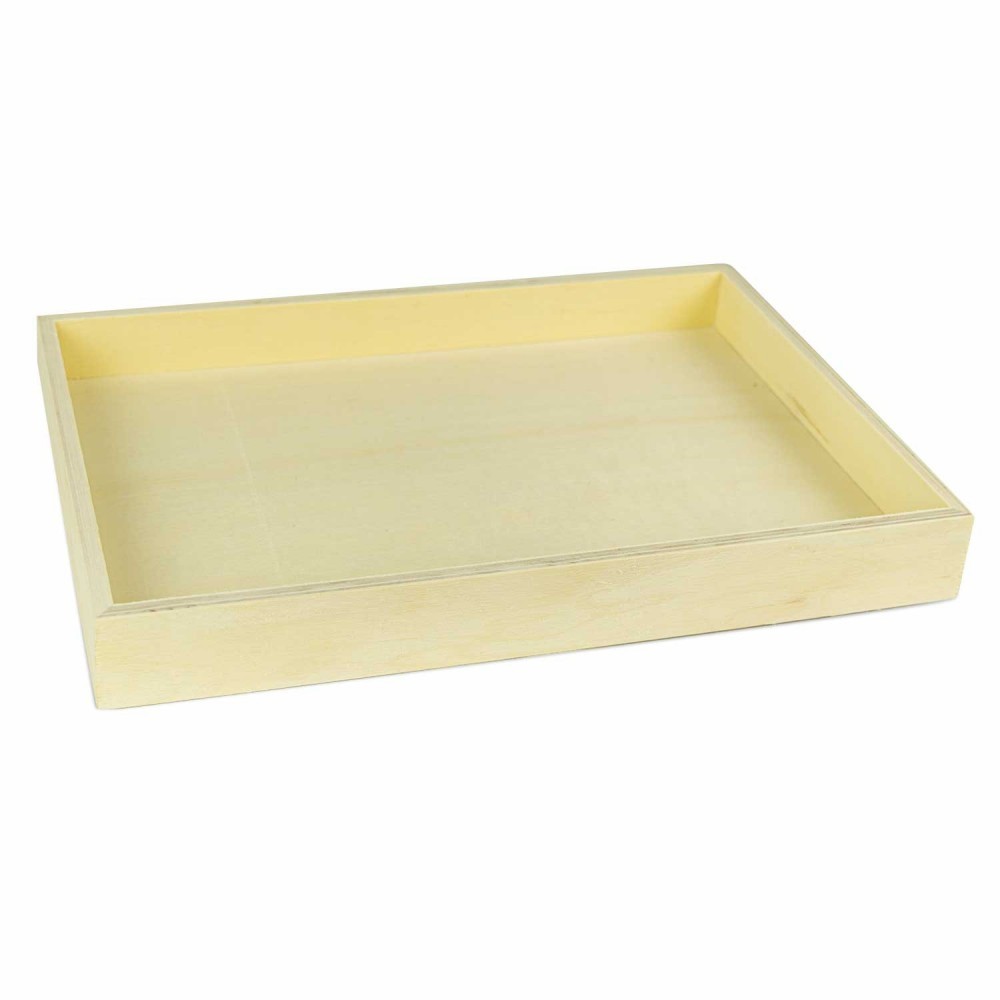 Lot de 3 boîtes CuoriFoglio en bois clair...