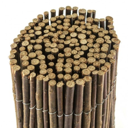 502488 Clôture d'ombrage décorative 200x40cm courte couleur foncée