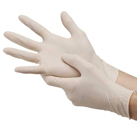 Boîte de 300 gants NITRILO jetable BLANC utilisation médicale /tatoueur