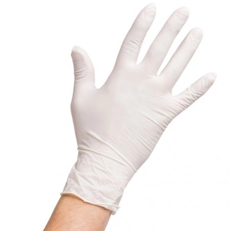 Boîte de 300 gants NITRILO jetable BLANC utilisation médicale /tatoueur