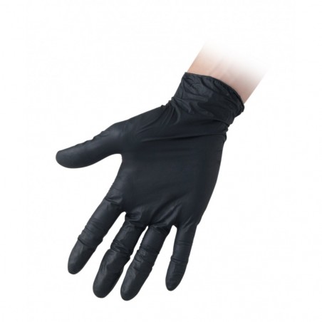 Boîte de 500 gants NITRILO jetable NOIR utilisation médicale /tatoueur