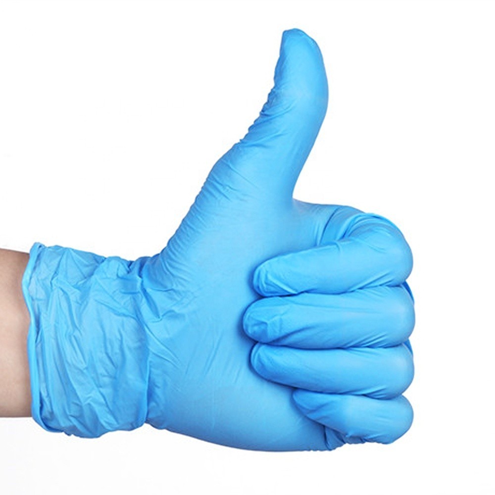 Boite 500 gants NITRILO jetable BLEU utilisation médicale/tatouages ​​